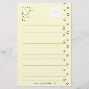 Papel de escribir para los amantes del gato