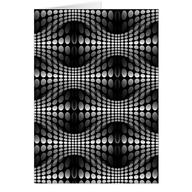 Papel de escritorio de las olas punteadas negro y  (Frente)