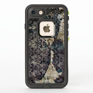 Papel de escritorio viejo y maltratado