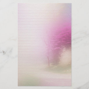 Papel de escritura con flores de cerezo