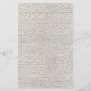 Papel de escritura de diseño de jeroglíficos egipc