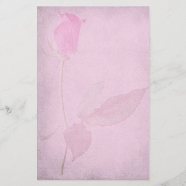 Papel de escritura de estilo rosa rosa (Anverso)