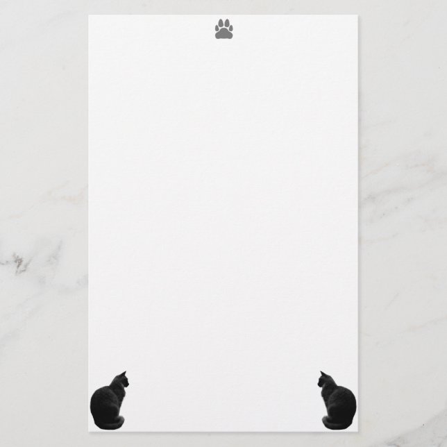 Papel de escritura de gato silvestre (Anverso)