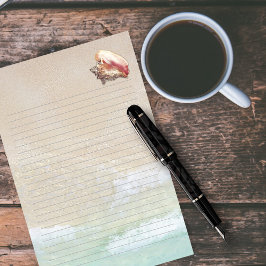 Papel de escritura en línea de arena de la concha