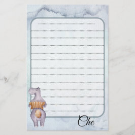 Papel de escritura musical de vintage