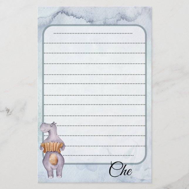 Papel de escritura musical de vintage (Anverso)