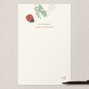Papel de escritura personalizado para niños con ma