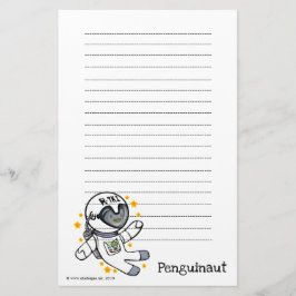 Papel de escritura pingüino