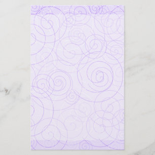 Papel de escritura Purple Swirls