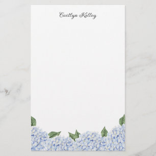 Papel de estantería personalizado de Hydrangea azu