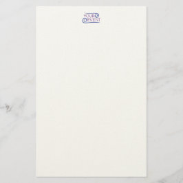 Papel de estilo personalizado con logotipo de even