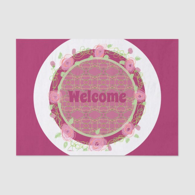 Papel de exposición de eventos de bienvenida (Anverso)