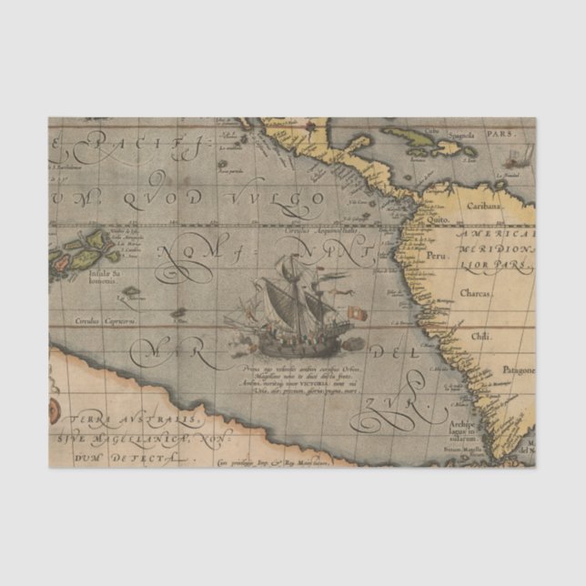 Papel de exposición del mapa del viejo mundo de la (Anverso)