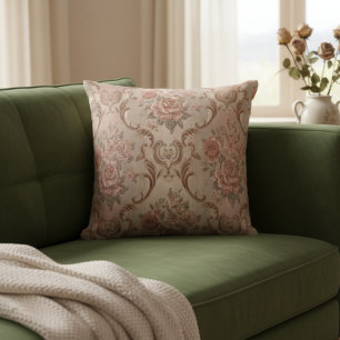 Papel de fondo floral de almohada