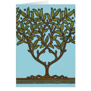 Papel de fondo floral de William Morris Tree Friez
