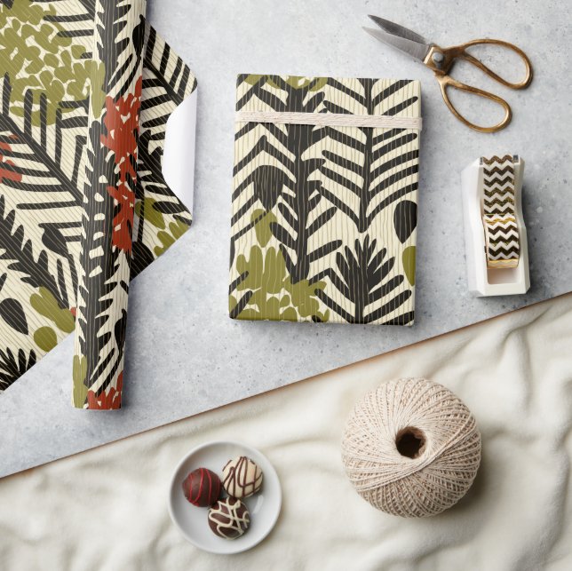 Papel de fondo tropical Olive Grove (Artesanía)