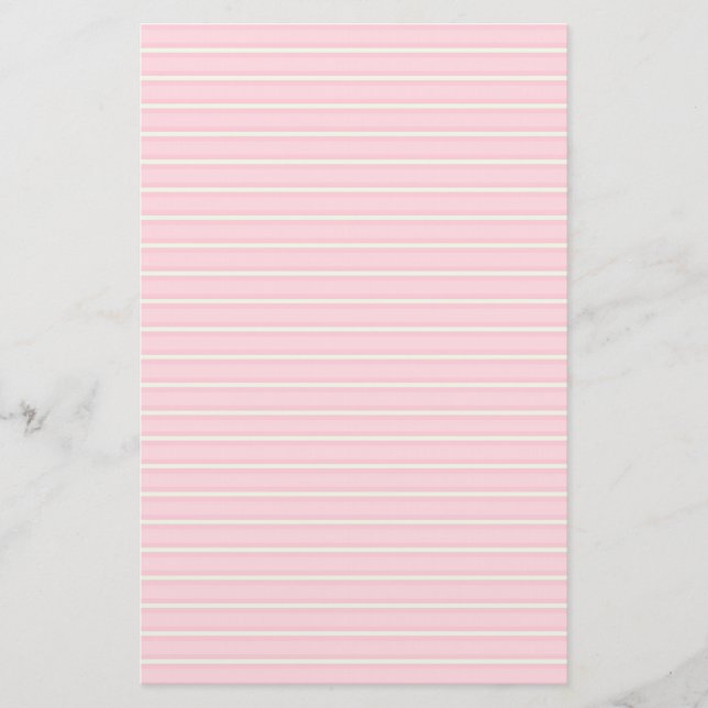 Papel de grapado rosa y blanco rayado (Anverso)