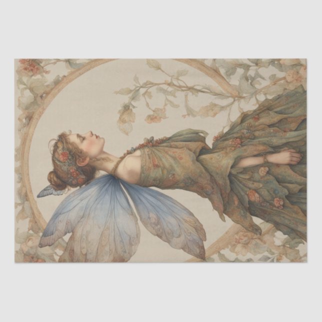 Papel de hadas caprichosas 2 de descomposición (Anverso)