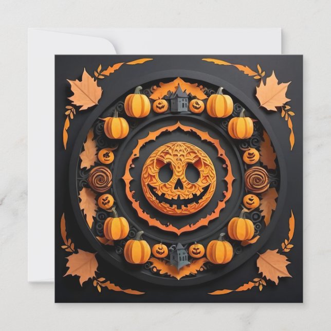Papel de Halloween Mandala (Anverso)