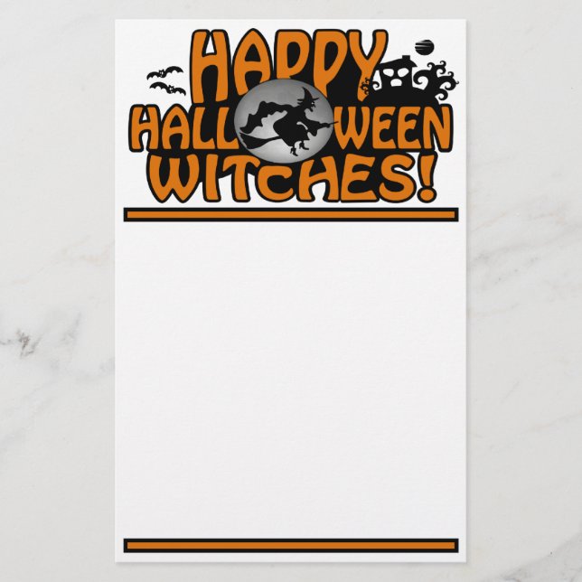 Papel de Halloween, personalizable (Anverso)