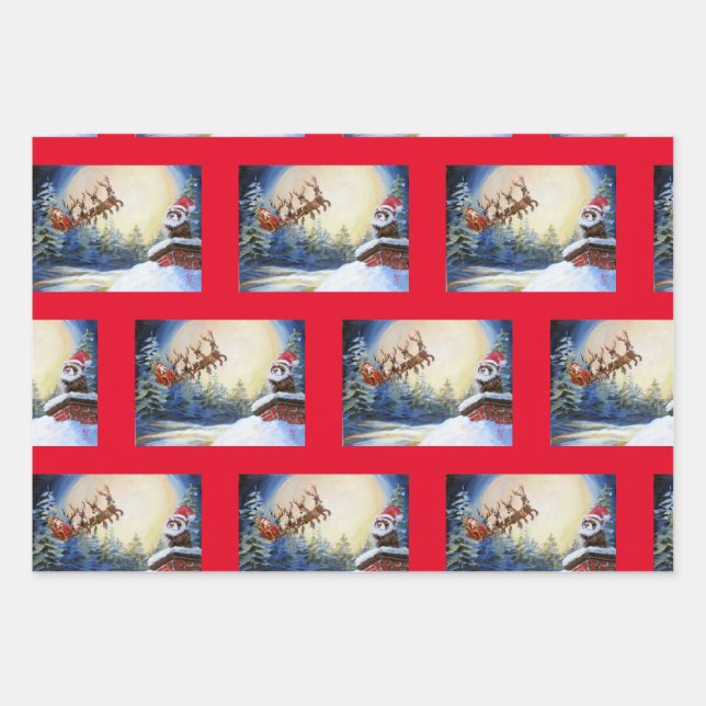 Papel de hierro y papel de colza de Santa del arte (Anverso)