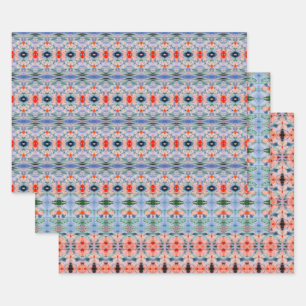 Papel De Hoja Con Patrón Decorativo Y Fino