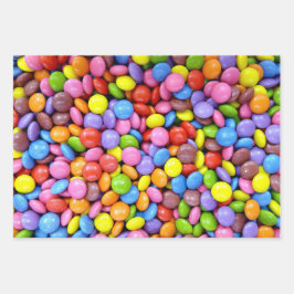 Papel de hoja de envolvimiento de caramelo de colo