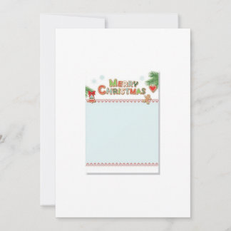 Papel de Invitación de Papelería de Navidad