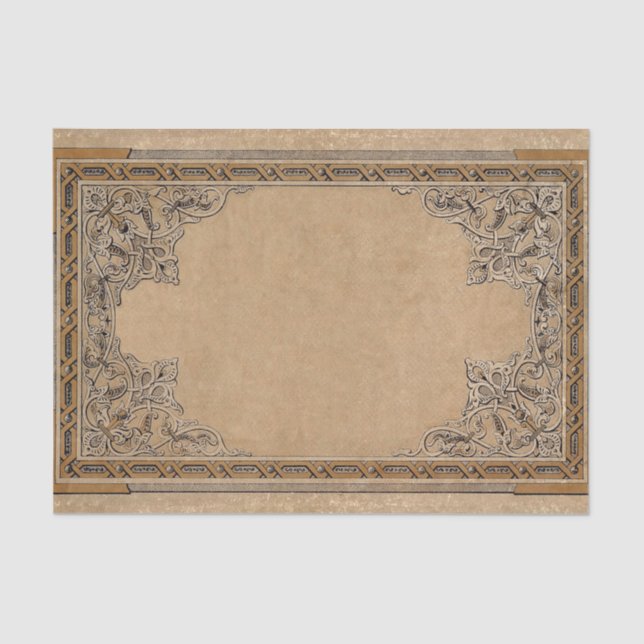 Papel de Knotwork de la vieja Sepia (Anverso)