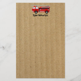Papel de Kraft personalizado de Stationery Truck