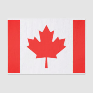 Papel de la bandera de Canadá