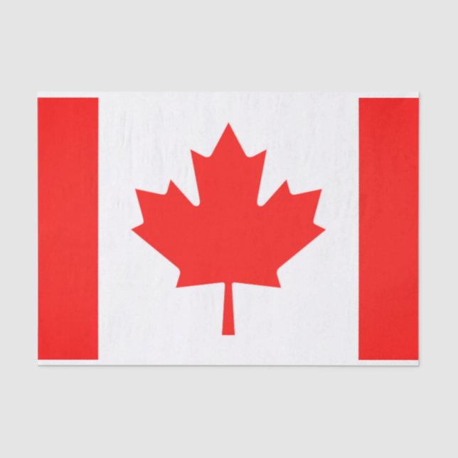 Papel de la bandera de Canadá (Anverso)