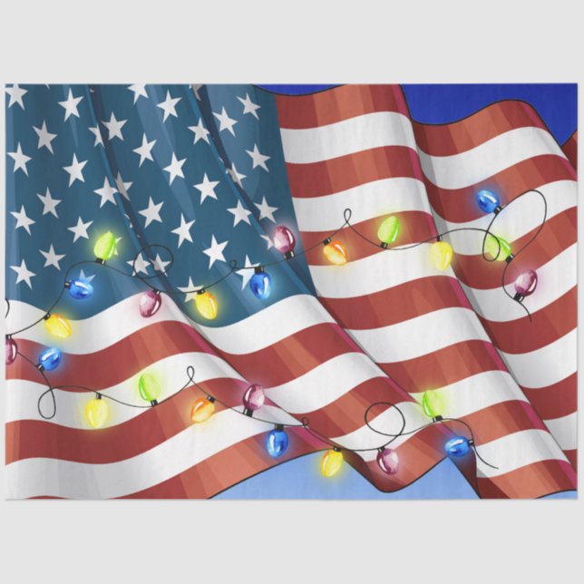 Papel de la bandera de Estados Unidos (Anverso)