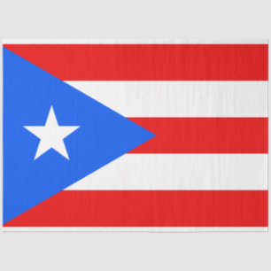 Papel de la bandera de Puerto Rico