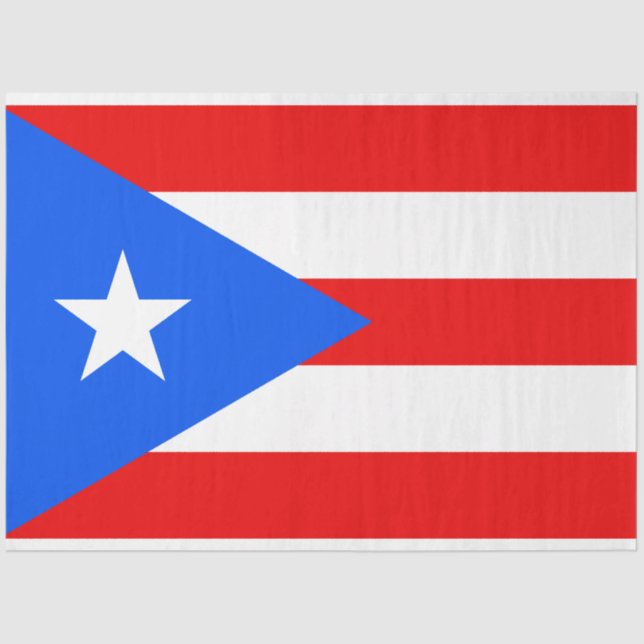 Papel de la bandera de Puerto Rico (Anverso)