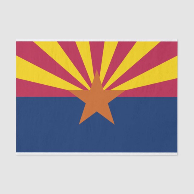 Papel de la bandera del estado de Arizona (Anverso)