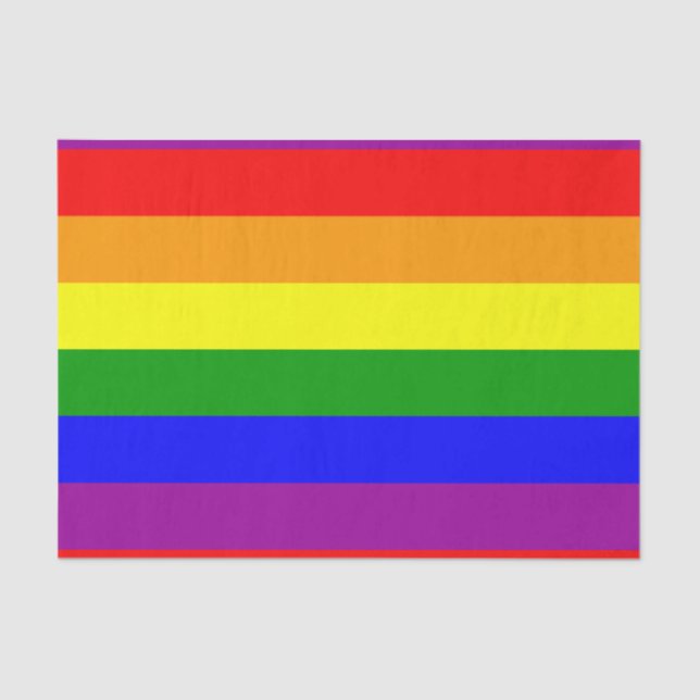 Papel de la bandera del orgullo arcoiris (Anverso)