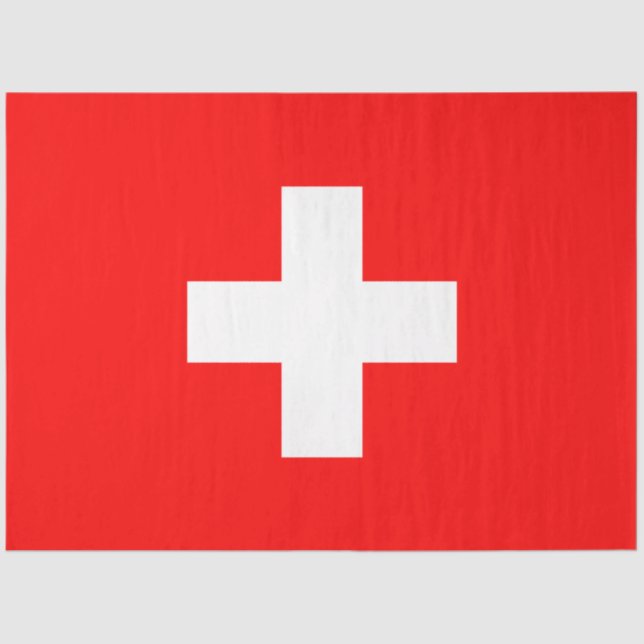 Papel de la bandera suiza (Suiza) (Anverso)