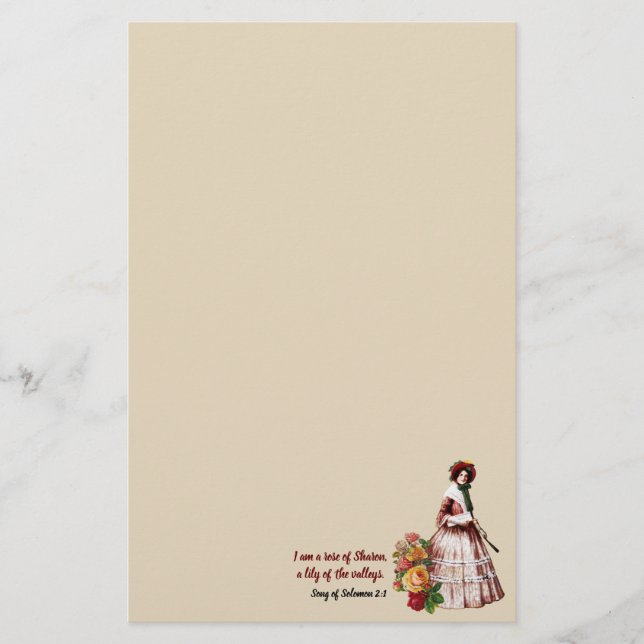 Papel de la canción de Solomon Stationery (Anverso)