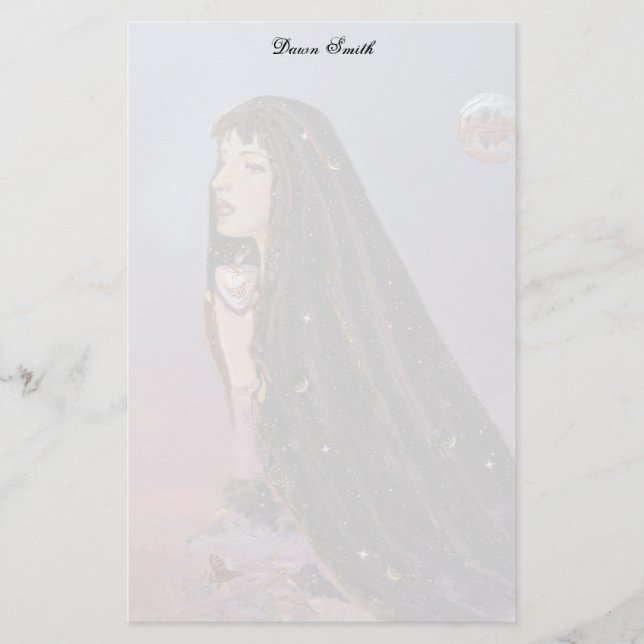 Papel de la carta Lady Dawn! (Anverso)