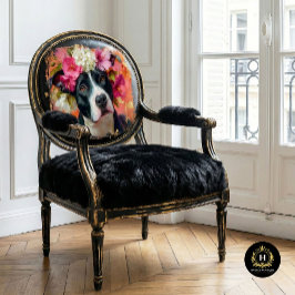 Papel de la corona floral de la ciénaga negra y bl