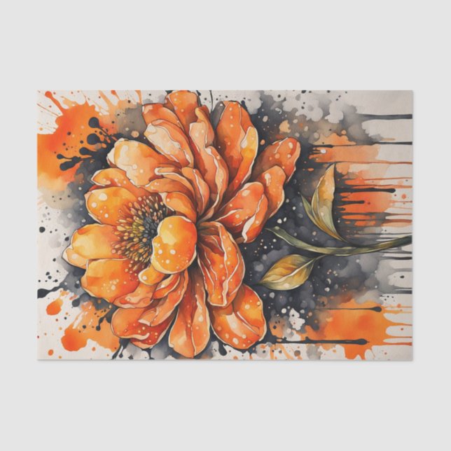 Papel de la descomposición del muelle de las flore (Anverso)