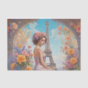 Papel de la descomposición floral de la Torre Eiff