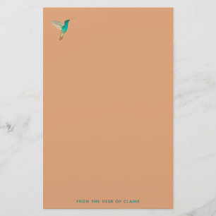 Papel de la estacación del colibrí ardiente
