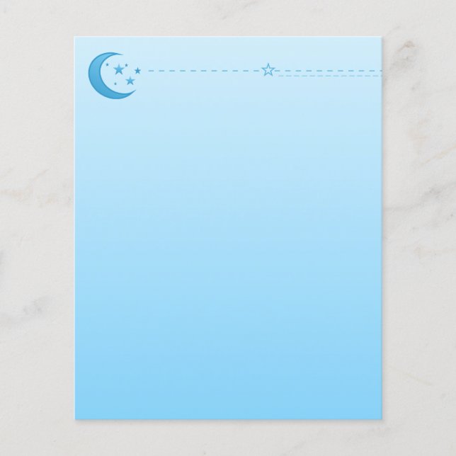 Papel de la Estación de Estrellas y Luna (Frente)