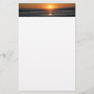 Papel de la estación fotográfica del atardecer en