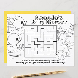 Papel de la hoja de actividades para niños de Baby