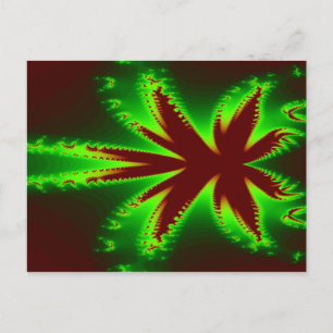 Papel de la libélula en la tarjeta postal de las l