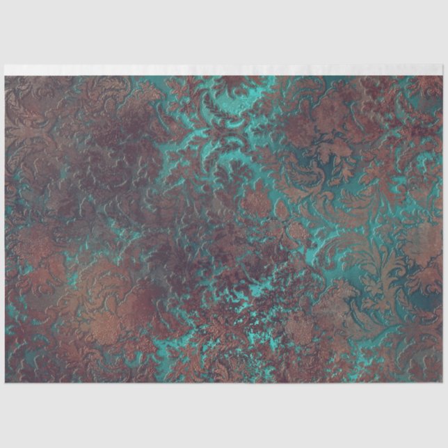 Papel de la mousseline del papel de la roya-Verde  (Anverso)