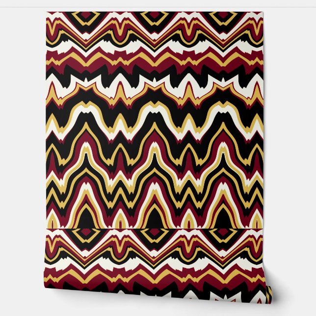 Papel de la pared de Vibrant zigzag "Ratti_Creativ (Desenrollar)